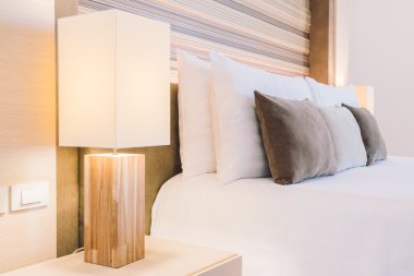 Güzel lüks otel yatak odası