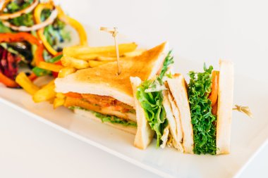 taze lezzetli sandviçler