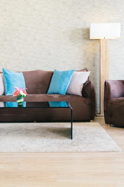 Luxo sala de estar interior — Fotografia de Stock