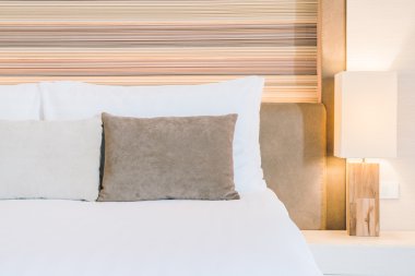 Güzel lüks otel yatak odası