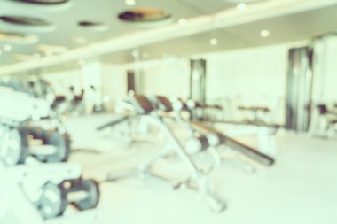 Fitness Spor salonu iç bulanıklık