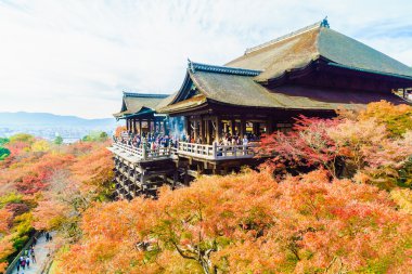 Kiyomizu tapınağında güzel mimari
