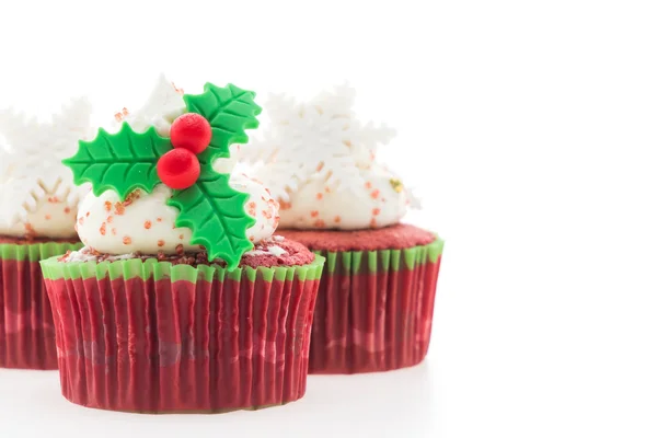 Délicieux cupcakes de Noël — Photo