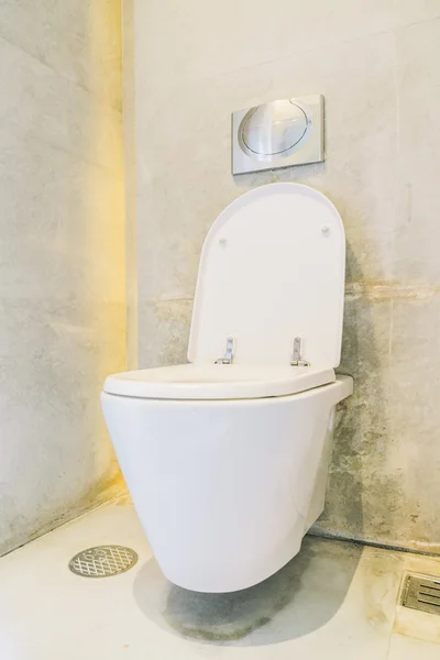 Λευκό κάθισμα τουαλέτας — Φωτογραφία Αρχείου