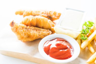 lezzetli balık ve cips