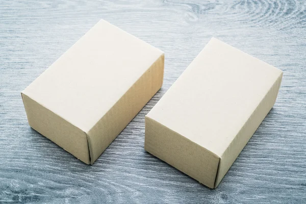 Brown boxes mock up — Stock Photo, Image