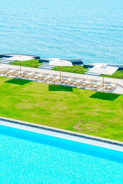 Schönes luxuriöses Hotel Pool Resort — Stockfoto