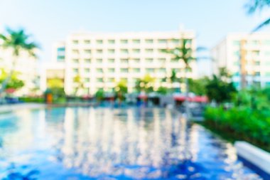 Havuzu otel resort bulanıklık