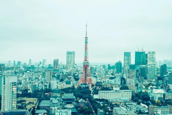 Skyline stad Tokio — Stockfoto
