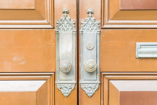 Eski kapı kolları — Stok fotoğraf