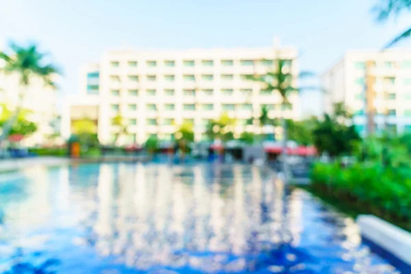 Размытие курортный отель бассейн — стоковое фото