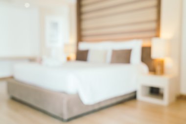 güzel lüks yatak odası iç bulanıklık