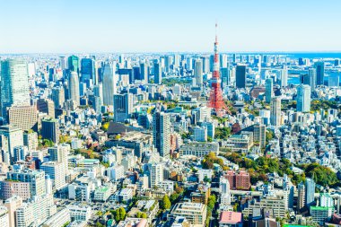 Tokyo cityscape manzarası
