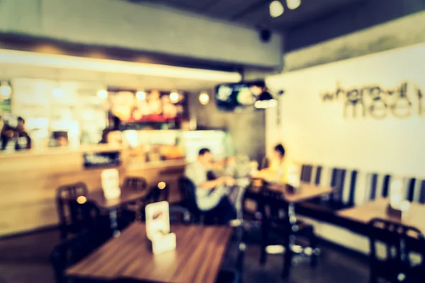 Blur coffee shop interior — Stock Photo, Image