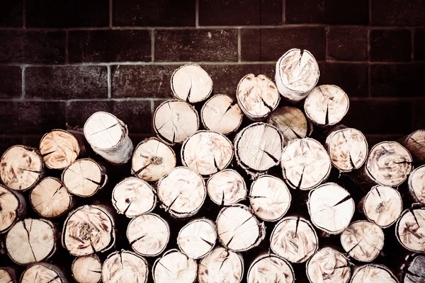 Drewno kominkowe rejestruje tekstury — Zdjęcie stockowe