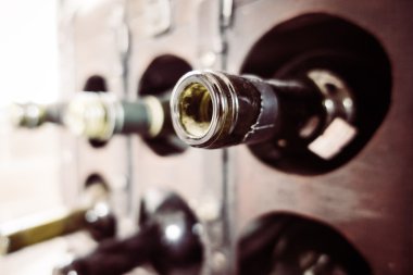 Vintage şarap şişeleri