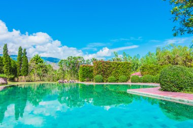 Açık manzaralı Yüzme Havuzu