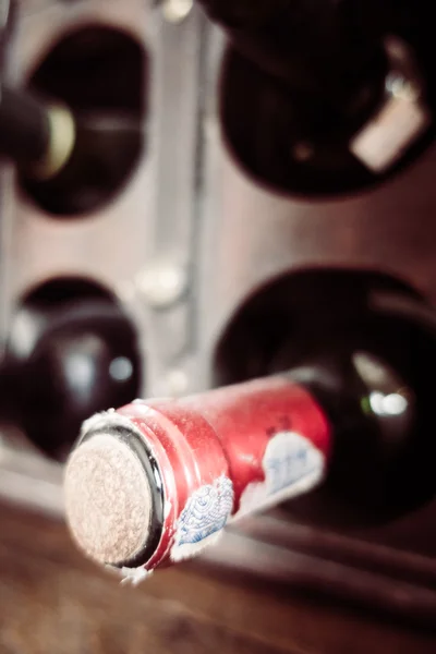 Vintage şarap şişeleri — Stok fotoğraf