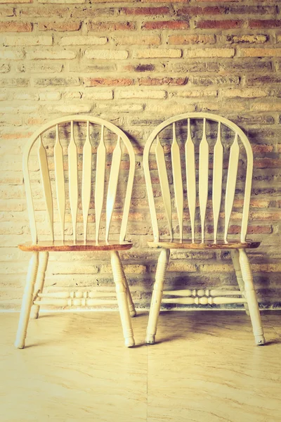 Vintage wooden chairs — Stock Photo, Image