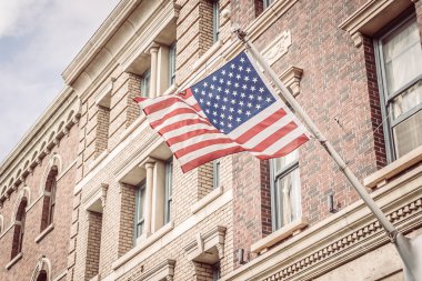 El sallayan Amerikan bayrağı