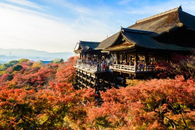 Kiyomizu tapınağında güzel mimari