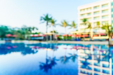 Havuzu otel resort bulanıklık