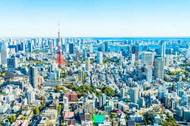 Tokyo cityscape manzarası