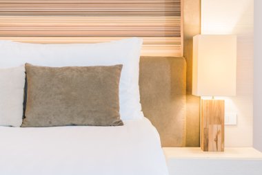 Güzel lüks otel yatak odası