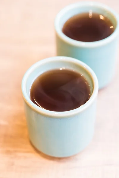 Hot tea cups — Stock Photo, Image