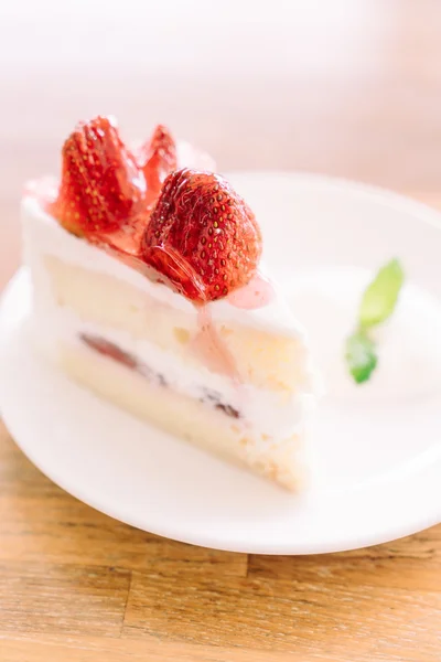 Aardbei crème taart — Stockfoto