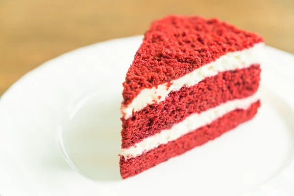 Bolo de veludo vermelho — Fotografia de Stock