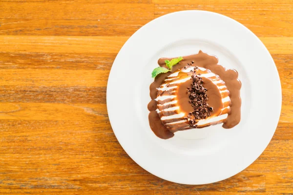 çikolata panna cotta