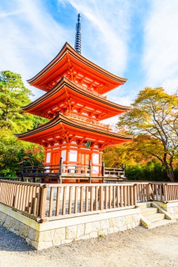 Sonbahar sezonu Kiyomizu-dera Tapınağı