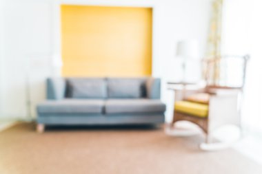 Kanepe oturma odasında bulanıklık