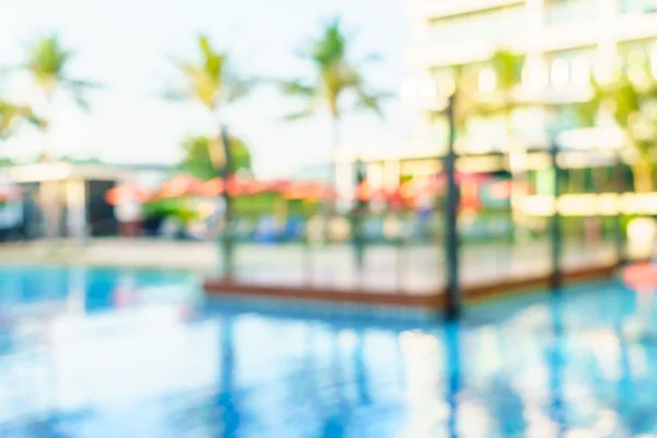 Blur piscina hotel resort — Fotografia de Stock