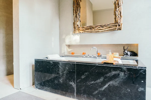 Bathtub in bathroom interior — Stock Photo, Image