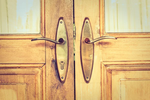 Old vintage door knobs — Stock Photo, Image