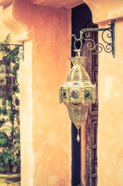 Fas tarzı ile fener ışık lamba