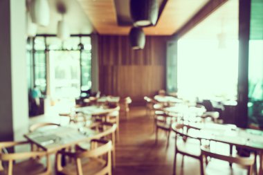 Restoran arka plan bulanıklık