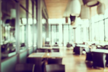 Restoran arka plan bulanıklık