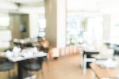 Restoran arka plan bulanıklık