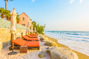 Güzel tropikal deniz ve plaj