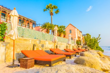 Güzel tropikal deniz ve plaj