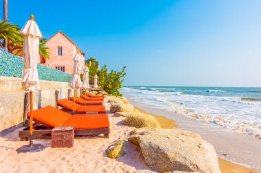 Güzel tropikal deniz ve plaj