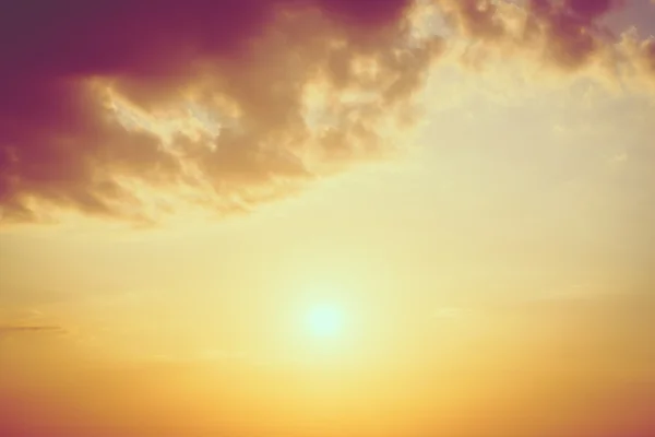 Belo nascer do sol e do mar — Fotografia de Stock