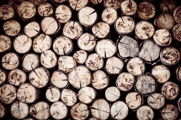 Drewno kominkowe dzienniki tekstura — Zdjęcie stockowe