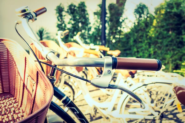 Alte Oldtimer-Fahrräder — Stockfoto