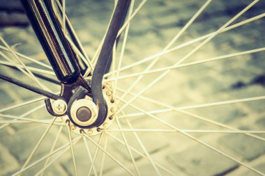 bisiklet tekerleği üzerinde Zincir Dişli