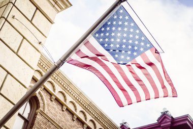 Vintage Amerikan bayrağı