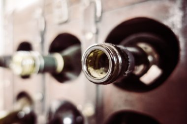 Vintage şarap şişeleri